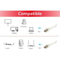 Equip Cat.6A Pro S/FTP Patch Cable, 15m, White