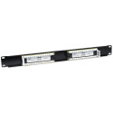 Intellinet Patch Panel, Cat6, UTP, 16-Port, 1U, Black