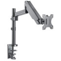 Manhattan TV &amp; Monitor Mount, Desk, Full Motion (Gas Spring), 1 screen, Screen Sizes: 10-27&