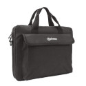 Manhattan London Laptop Bag 14.1", Top Loader, Black, LOW COST, Accessories Pocket, Shoulde