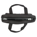 Manhattan London Laptop Bag 14.1", Top Loader, Black, LOW COST, Accessories Pocket, Shoulde