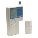 Intellinet 4-in-1 Cable Tester, RJ-11, RJ-45, USB and BNC, One Button Test