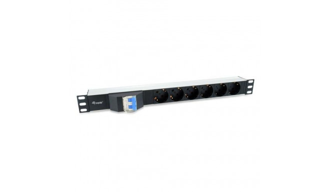 Equip 333312 power distribution unit (PDU) 6 AC outlet(s) 1U Black