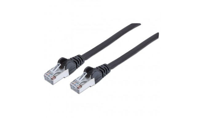 Intellinet Network Patch Cable, Cat6A, 7.5m, Black, Copper, S/FTP, LSOH / LSZH, PVC, RJ45, Gold Plat