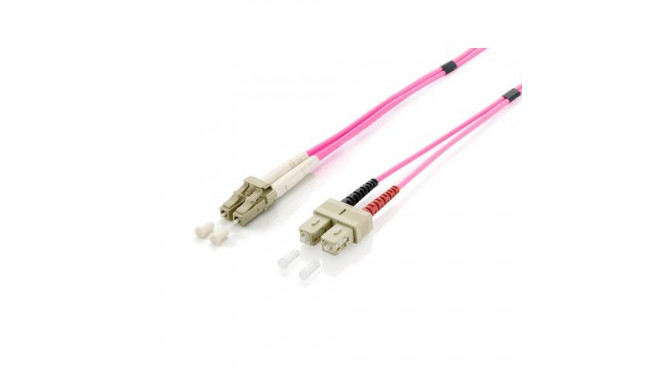 Equip LC/SC Fiber Optic Patch Cable, OM4, 20m