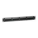 Equip 24-Port Cat.5e Unshielded Patch Panel, Black