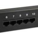 Equip 25-Port Cat.3 RJ45 ISDN Patch Panel, Black