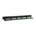 Equip 25-Port Cat.3 RJ45 ISDN Patch Panel, Black