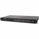 Intellinet 24-Port Network Switch, 24-Port (RJ45), Rackmount, Gigabit, 4 SFP, Ethernet Web-Smart, 10