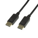 LogiLink CV0076 DisplayPort cable 7.5 m Black
