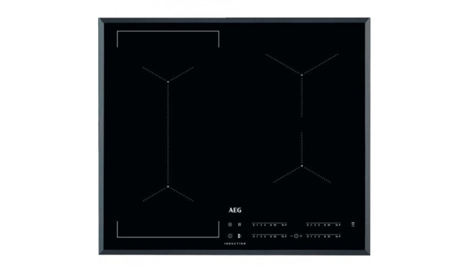 AEG IKE64441FB Black Built-in 60 cm Zone induction hob 4 zone(s)