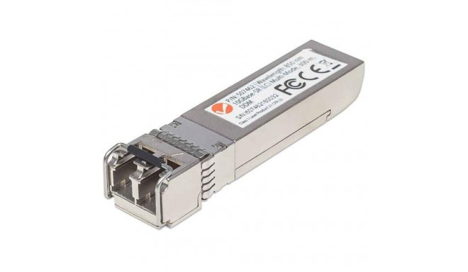 Intellinet Transceiver Module Optical, 10 Gigabit Fiber SFP+, 10GBase-SR (LC) Multi-Mode Port, 300m,