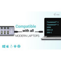 i-tec USB-A/USB-C Charging HUB 9port with LAN + Power Adapter 60 W