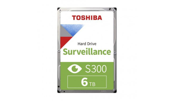 Toshiba S300 Surveillance internal hard drive 6 TB 7200 RPM 256 MB 3.5&quot; Serial ATA III