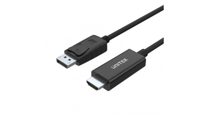 UNITEK Y-5118CA video cable adapter 1.8 m HDMI Type A (Standard) DisplayPort Black