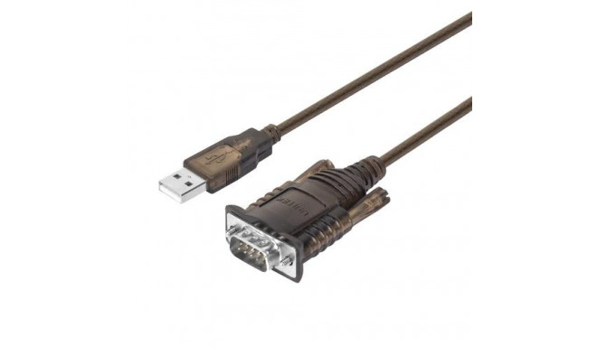 UNITEK Y-108 serial cable Black USB Type-A DB-9