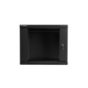 Lanberg WF01-6609-10B rack cabinet 9U Wall mounted rack Black