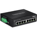 Trendnet TI-E80 network switch Unmanaged Fast Ethernet (10/100) Black