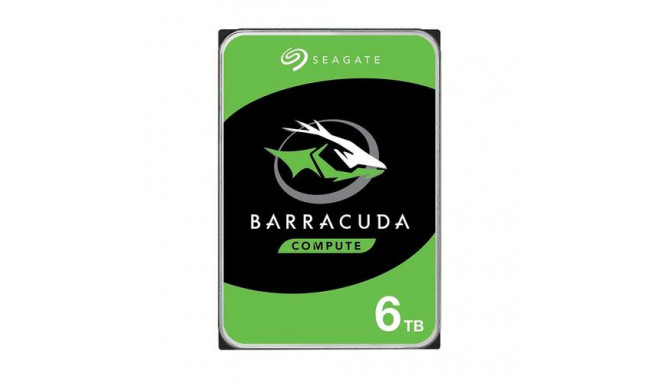 Seagate Barracuda 6TB internal hard drive 5400 RPM 256 MB 3.5" Serial ATA III