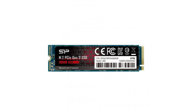 Silicon Power P34A80 2 TB M.2 PCI Express 3.0 NVMe SLC