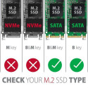 Axagon RSS-M2SD interface cards/adapter Internal SATA