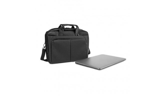 NATEC NTO-0814 notebook case 35.8 cm (14.1") Briefcase Black