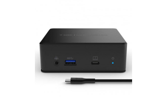 Belkin USB-C Dual Display Docking Station USB 3.2 Gen 1 (3.1 Gen 1) Type-C Black