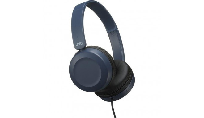 JVC Powerful Sound Wired On Ear Blue
