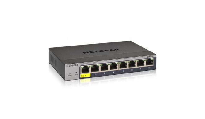NETGEAR GS108Tv3 Managed L2 Gigabit Ethernet (10/100/1000) Grey