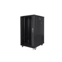 Lanberg FF01-6822-12B rack cabinet 22U Freestanding rack Black