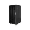 Lanberg FF01-6827-12B rack cabinet 27U Freestanding rack Black