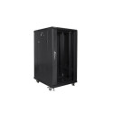 Lanberg FF01-6822-12B rack cabinet 22U Freestanding rack Black