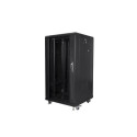 Lanberg FF01-6622-12B rack cabinet 22U Freestanding rack Black