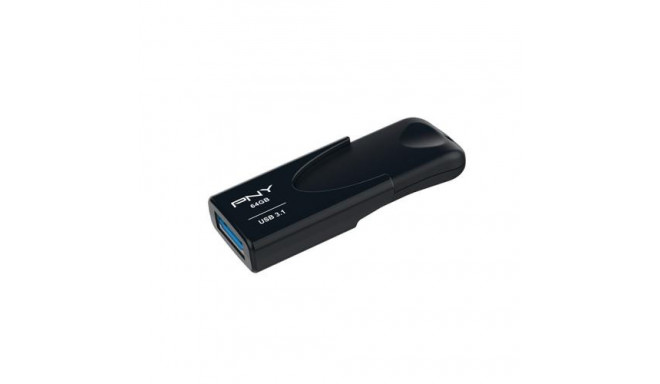 PNY Attaché 4 USB flash drive 64 GB USB Type-A 3.2 Gen 1 (3.1 Gen 1) Black