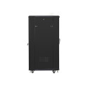 Lanberg FF01-6827-12B rack cabinet 27U Freestanding rack Black