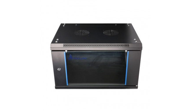 Extralink Rackmount cabinet 6U 600x600 Black wall mounted