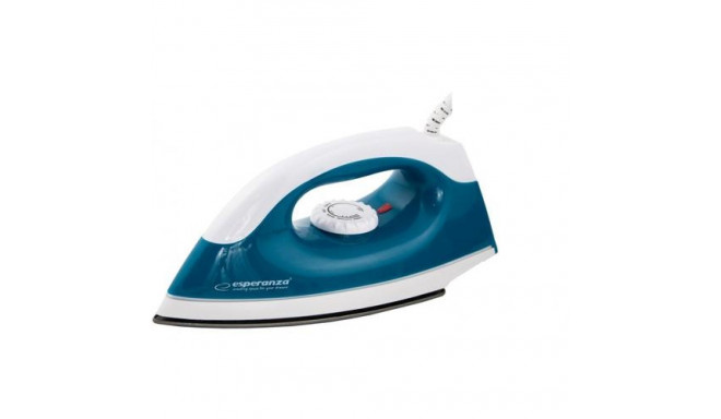 Esperanza TRAVEL IRON SMOOTHER Dry iron Non-stick soleplate 1200 W Blue, White