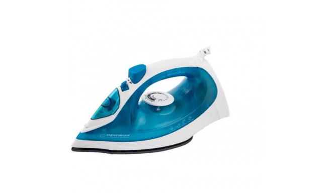 Esperanza EHI002 iron Steam iron Ceramic soleplate 2200 W Blue, White