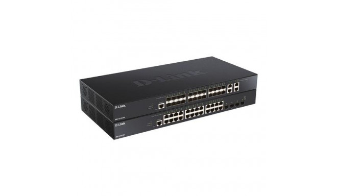 D-Link DXS-1210-28S network switch Managed L2/L3 10G Ethernet (100/1000/10000) 1U Black