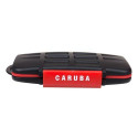 Caruba MCC-1 memory card case 8 cards Black, Red