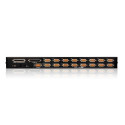 ATEN 16-Port USB - PS/2 VGA KVM Switch with USB Peripheral port