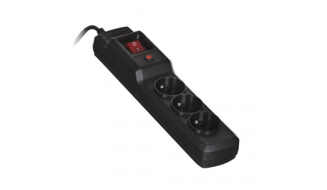 Activejet COMBO 3GN 5M black power strip with cord