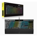 Corsair K100 RGB keyboard Gaming USB QWERTZ Dutch Black