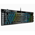 Corsair K100 RGB keyboard Gaming USB QWERTZ Dutch Black