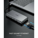 Aukey USB hub CB-C78 USB-C 5000Mbit/s, silver