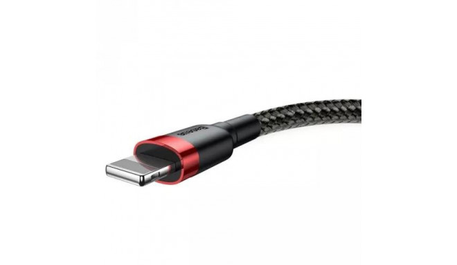 Baseus CALKLF-C19 lightning cable 2 m Black, Red