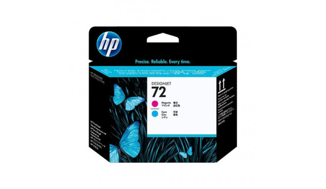 HP 72 Magenta and Cyan Printhead