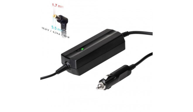 Akyga AK-ND-43 power adapter/inverter Auto 90 W Black