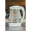 Adler AD 1274 electric kettle 1.7 L 2200 W Transparent, White