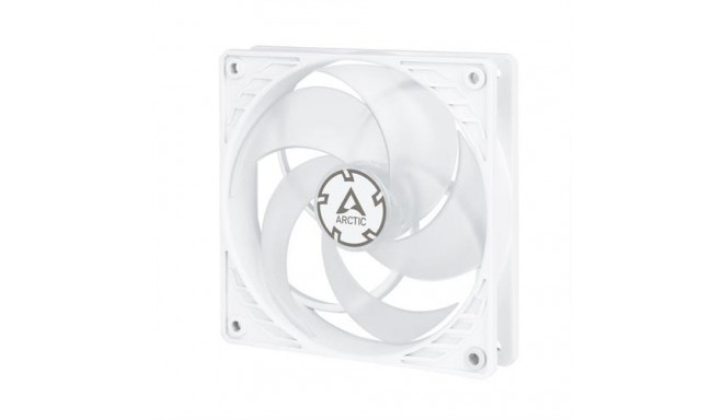 ARCTIC P12 PWM PST (White/Transparent) Pressure-optimised 120 mm Fan with PWM PST